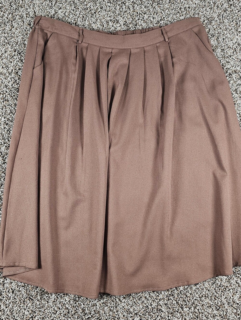 Hot & Delicious Womens Sz 2XL Midi Length A Line Skirt Blush Pink Pull On